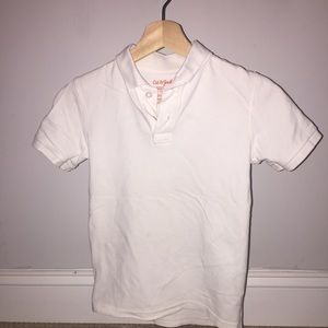 2 Cat & Jack White Collared Shirts